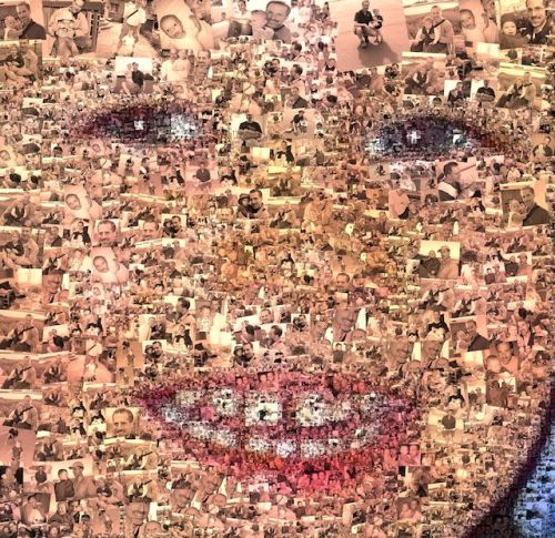 This photomosaic of my boy is better seen as a larger image.  Then its groovy complex structure really stands out.  But you get the picture.