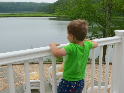 Ahhh… Family vacation paradise.  Your worries melt away.  Hey, wait a minute.  How’s your house handling the summer without you?  Can your 1950s-era thermostat handle the heat?