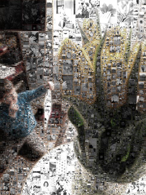 Tulips Spark Creation Photo Mosaic 1