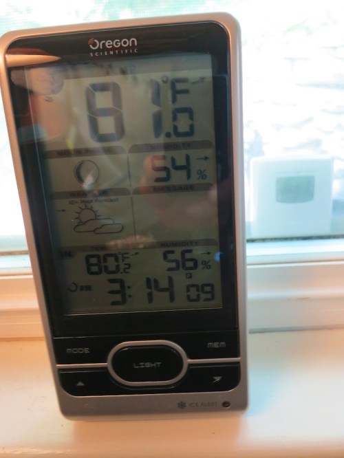 Are summer humidity levels getting you down and creating less than ideal sleeping conditions for your family? Knowing when to crank up the air conditioning at night can make all the difference, and a good indoor/outdoor home weather station can really help…