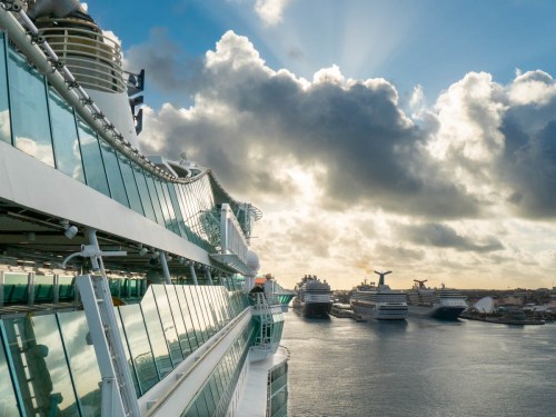 Independence of the Seas docks in Nassau