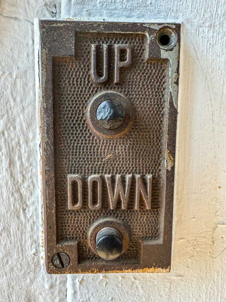 Elevator buttons in AmFab building

